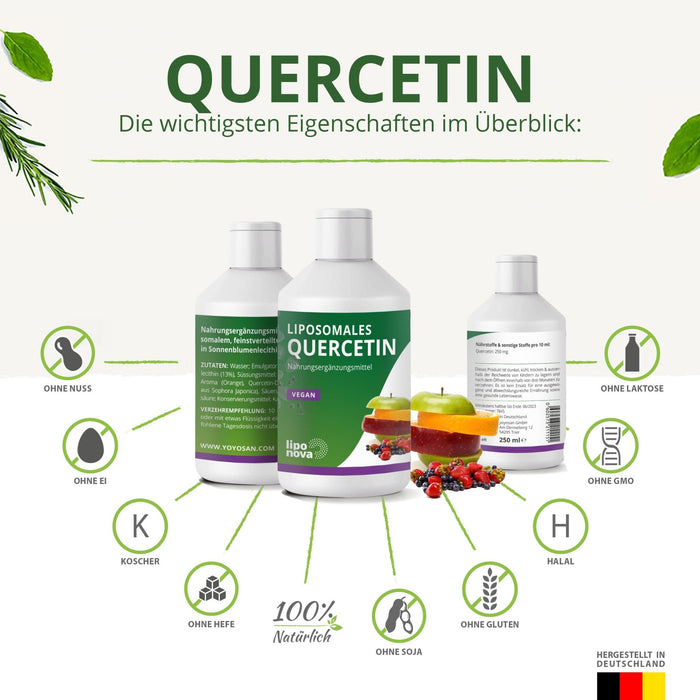 Liposomales Quercetin - yoyosan GmbH