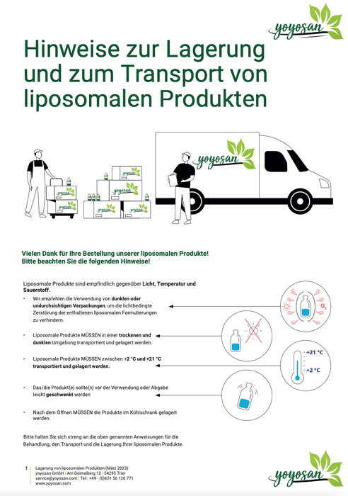 Liposomales Curcumin - yoyosan GmbH