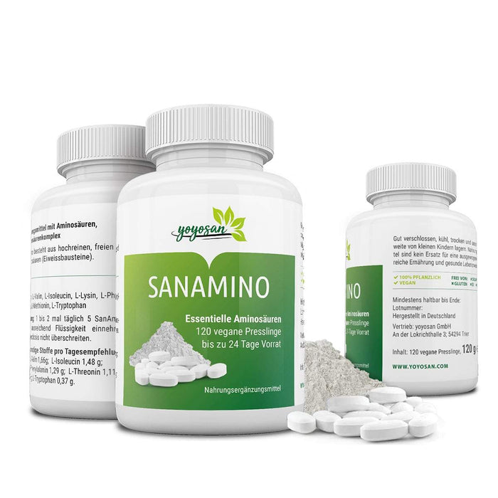 SanAmino - Essentielle Aminosäuren - yoyosan GmbH