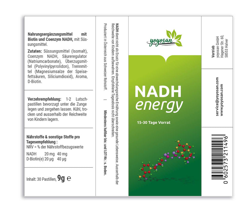 NADH Energy - yoyosan